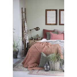 Housse de coussin lin IB Laursen rose