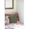 Grande housse de coussin velours IB Laursen vert