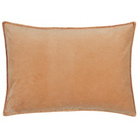 grande housse coussin velours saumon corail orange pastel ib laursen