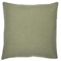 taie d oreiller lin vert olive kaki 50 x 50 cm ib laursen