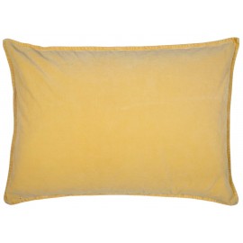 Großer gelber Kissenbezug aus Samt von IB Laursen