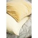 grande housse coussin velours jaune clair pastel ib laursen 50 x 70 cm