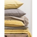 grande housse coussin velours jaune clair pastel ib laursen 50 x 70 cm