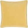 housse de coussin velours jaune clair pastel ib laursen 50 x 50 cm