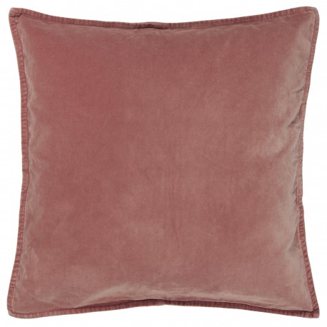 housse de coussin velours vieux rose ib laursen 50 x 50 cm