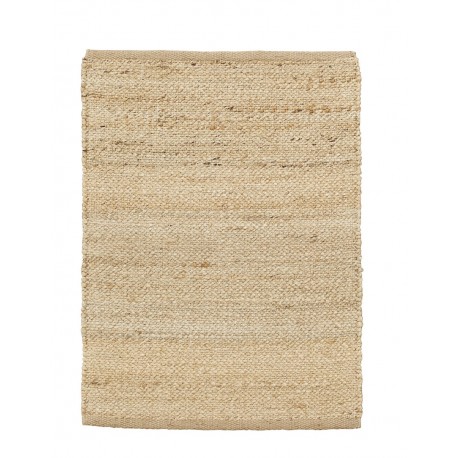 house doctor hempi tapis descente lit chanvre naturel beige 60 x 90 cm