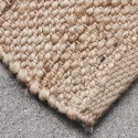 house doctor hempi tapis descente lit chanvre naturel beige 60 x 90 cm