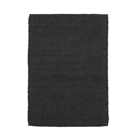 Tapis descente de lit chanvre House Doctor Hempi noir