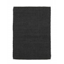 tapis descente de lit chanvre noir house doctor hempi 60 x 90 cm