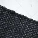 tapis descente de lit chanvre noir house doctor hempi 60 x 90 cm