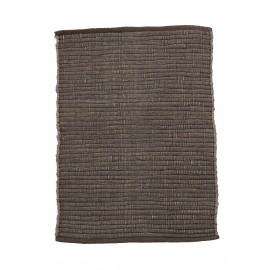 petit tapis chindi marron coton house doctor 60 x 90 cm