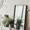 miroir rectangulaire acier brut industriel house doctor raw