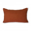 Coussin salon motif géométrique HK Living rouge