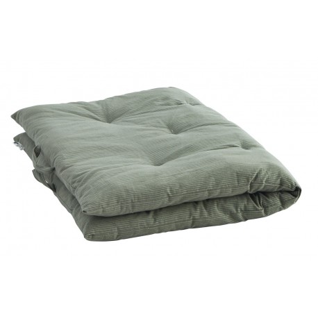 madam stoltz matelas gaddiposh coton vert imprime rayures