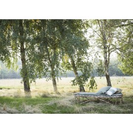 madam stoltz housse coussin carre coton raye vert blanc 50 x 50 cm