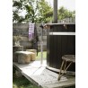 madam stoltz tapis de bain ou descente de lit tufte motif ethnique vert