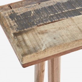 madam stoltz table console rustique bois recycle style campagne