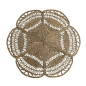 madam stoltz tapis jonc de mer en forme de fleur tissage dentelle madam stoltz tapis jonc de mer en forme de fleur tissage dentelle