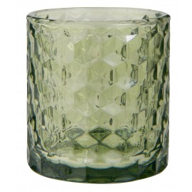 Porte-bougie verre IB Laursen vert