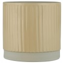 Cache-pot droit grès strie chic IB Laursen beige