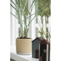 cache pot droit gres strie beige chic ib laursen