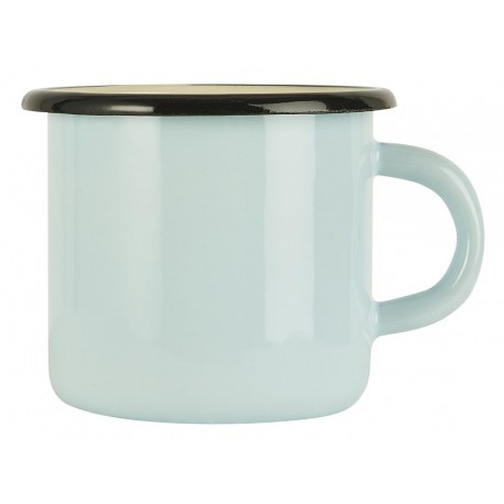 Tasse gobelet métal émaillé retro vintage IB Laursen bleu