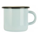 Tasse gobelet métal émaillé retro vintage IB Laursen bleu
