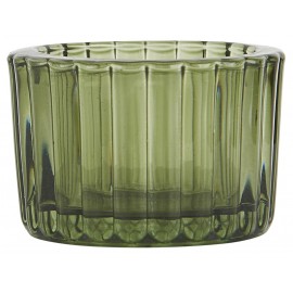 Porte-bougie photophore verre IB Laursen vert