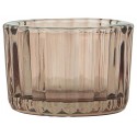 ib laursen photophore pour bougie chauffe plat verre mauve