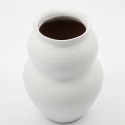 house doctor juno vase organique argile blanc kaolin