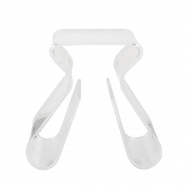 umbra magino table appoint acrylique transparent chevet range magazines