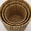 house doctor roun panier tresse cache pot jacinthe d eau naturel set 3