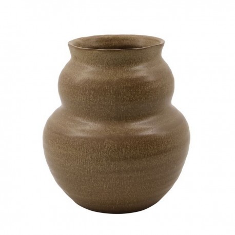 Petit vase argile House Doctor Juno marron