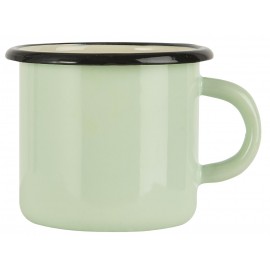 mug emaille vintage retro vert pastel ib laursen