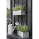 Jardinière rectangulaire zinc à suspendre IB Laursen