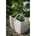 Grand panier tressé rectangulaire saule IB Laursen