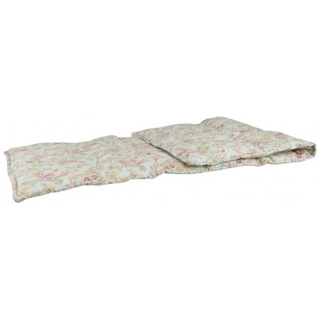 matelas fin pour banc transat bleu clair motif paisley ib laursen