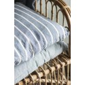 ib laursen housse de coussin de chaise carre coton bleu clair pastel