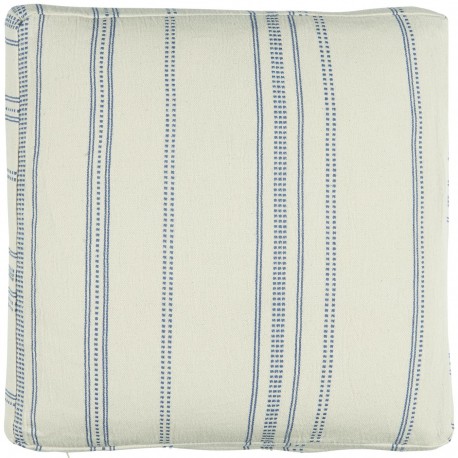 Housse de coussin de chaise coton rayé IB Laursen bleu