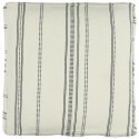 housse de galette de chaise carree rauyres coton noir blanc ib laursen