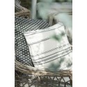 housse de galette de chaise carree rauyres coton noir blanc ib laursen