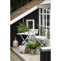 housse de galette de chaise carree rauyres coton noir blanc ib laursen