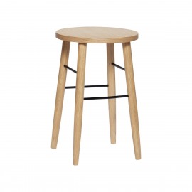 Tabouret bois scandinave Hübsch