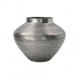 Vase aluminium gravé House Doctor Arti