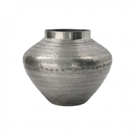 Vase aluminium gravé House Doctor Arti