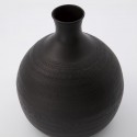 Vase aluminium gravé House Doctor Reena brun