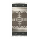 house doctor coto tapis motif ethnique chic laine coton brun gris ecru