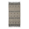 Tapis franges motif laine coton House Doctor Cros