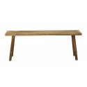 house doctor nadi banc bois clair naturel aspect brut 120 cm