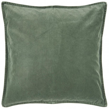 Housse de coussin carrée velours IB Laursen vert